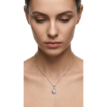 Dublin Silver 925 Sterling Silver Pearl Pendant Necklace