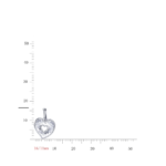 925 Sterling Silver Heart Pendant Necklace | Dublin Silver