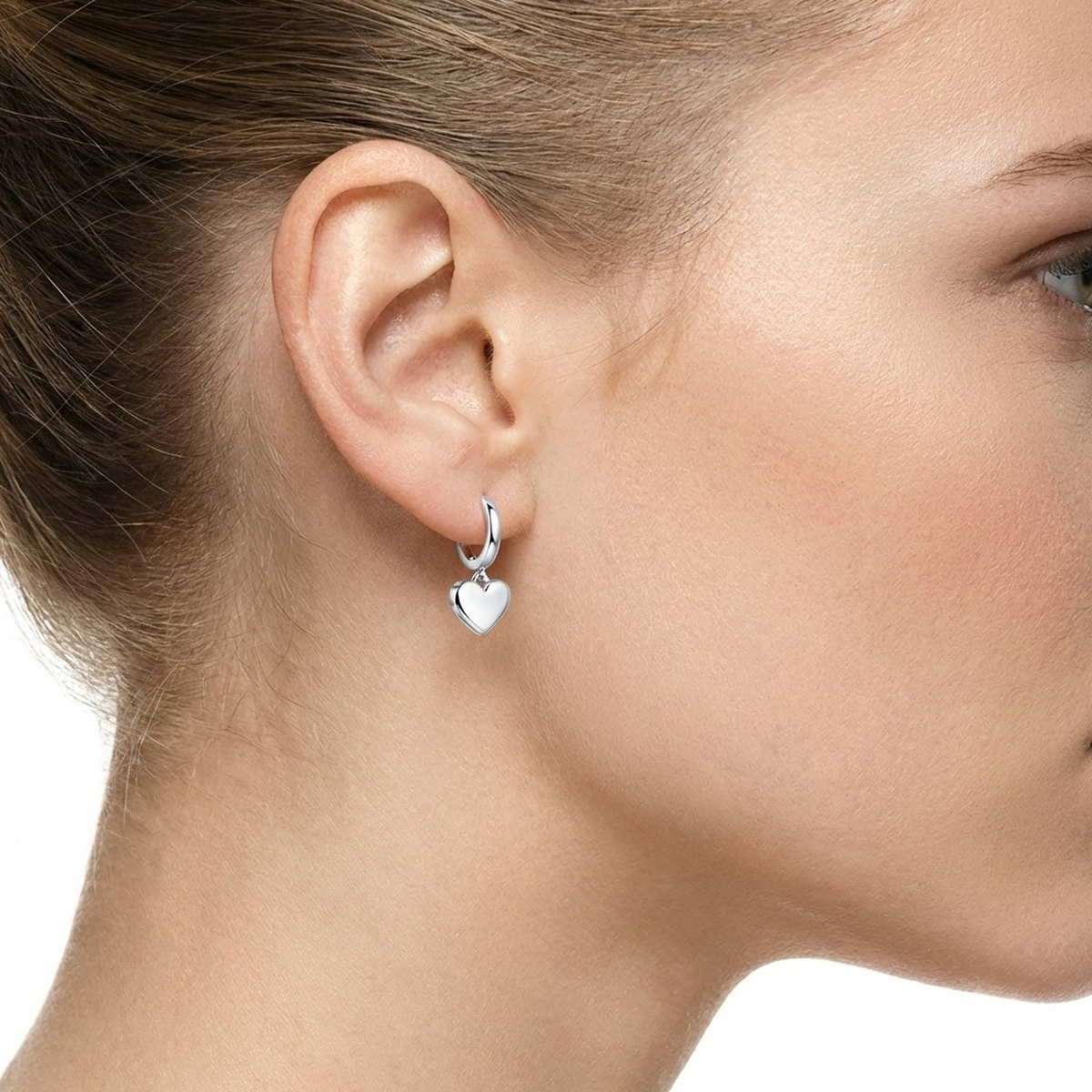 Elegant 925 Sterling Silver Earrings with Cubic Zirconia