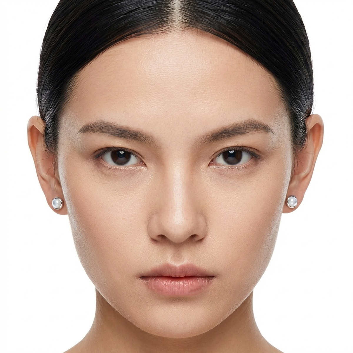 Elegant 925 Sterling Silver White Shell Earrings for Sophisticated Style