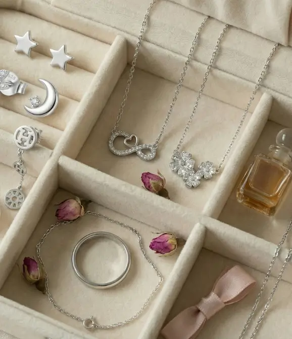 Everyday silver jewellery