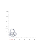 925 Sterling Silver Heart CZ Pendant Necklace | Dublin Silver