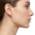 Elegant Glossy 925 Sterling Silver Earrings - Timeless Shine