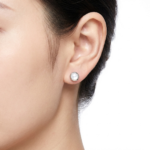 Elegant 925 Sterling Silver White Shell Earrings for Sophisticated Style