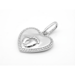 925 Sterling Silver Claddagh Heart Pendant | Dublin Silver