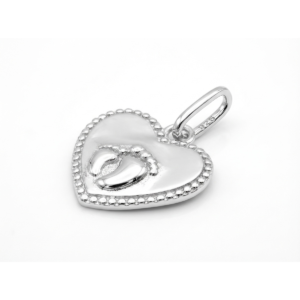 925 Sterling Silver Claddagh Heart Pendant | Dublin Silver