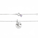 Dublin Silver 925 Sterling Silver Rose Pendant Necklace
