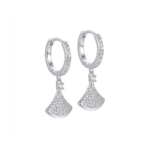 925 Sterling Silver Elegant Drop Earrings with Crystal Accents | Dublin Silver