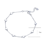 Elegant Glossy 925 Sterling Silver Bracelet – Timeless Craftsmanship