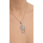 925 Sterling Silver Angel Heart Pendant | Dublin Silver