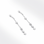Dublin Silver Sterling Silver Star Dangle Earrings