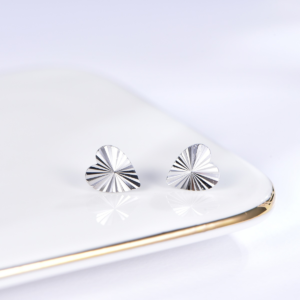 Elegant Glossy 925 Sterling Silver Earrings for Timeless Glamour