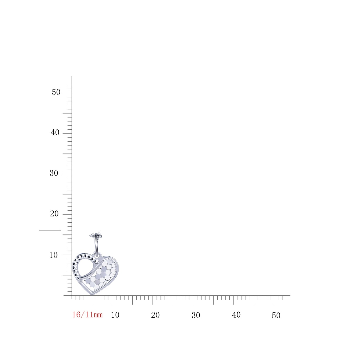 925 Sterling Silver Heart Pendant Necklace | Dublin Silver