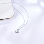 925 Sterling Silver Heart Pendant Necklace 18-inch Chain | Dublin Silver