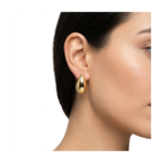 Dublin Silver 925 Sterling Silver Gold-Plated Teardrop Earrings