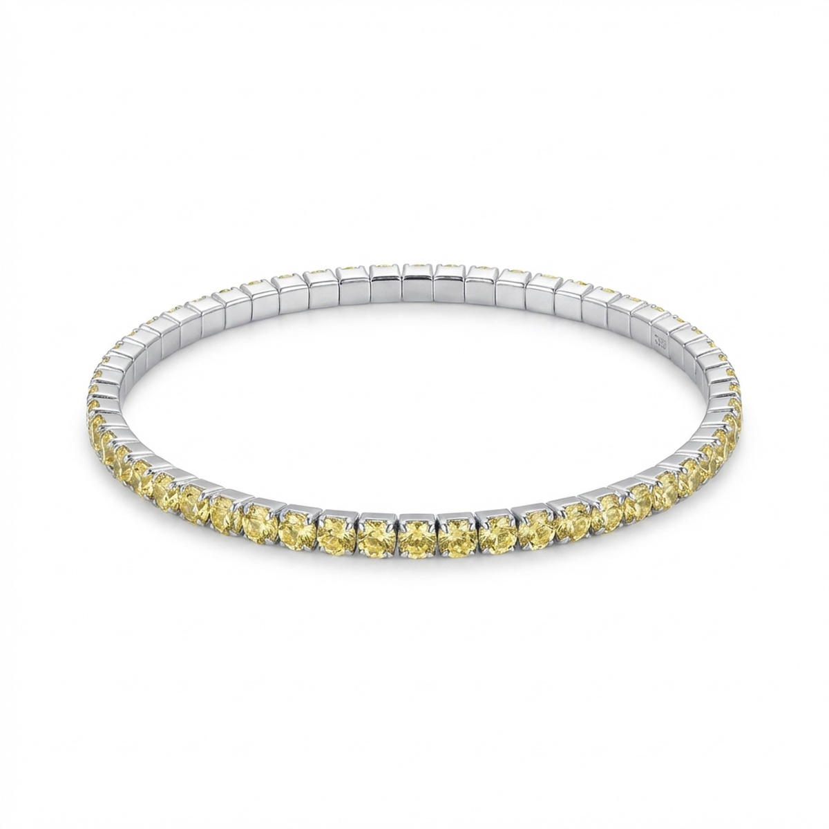 Elegant 925 sterling silver bracelet showcasing fine craftsmanship and premium quality.