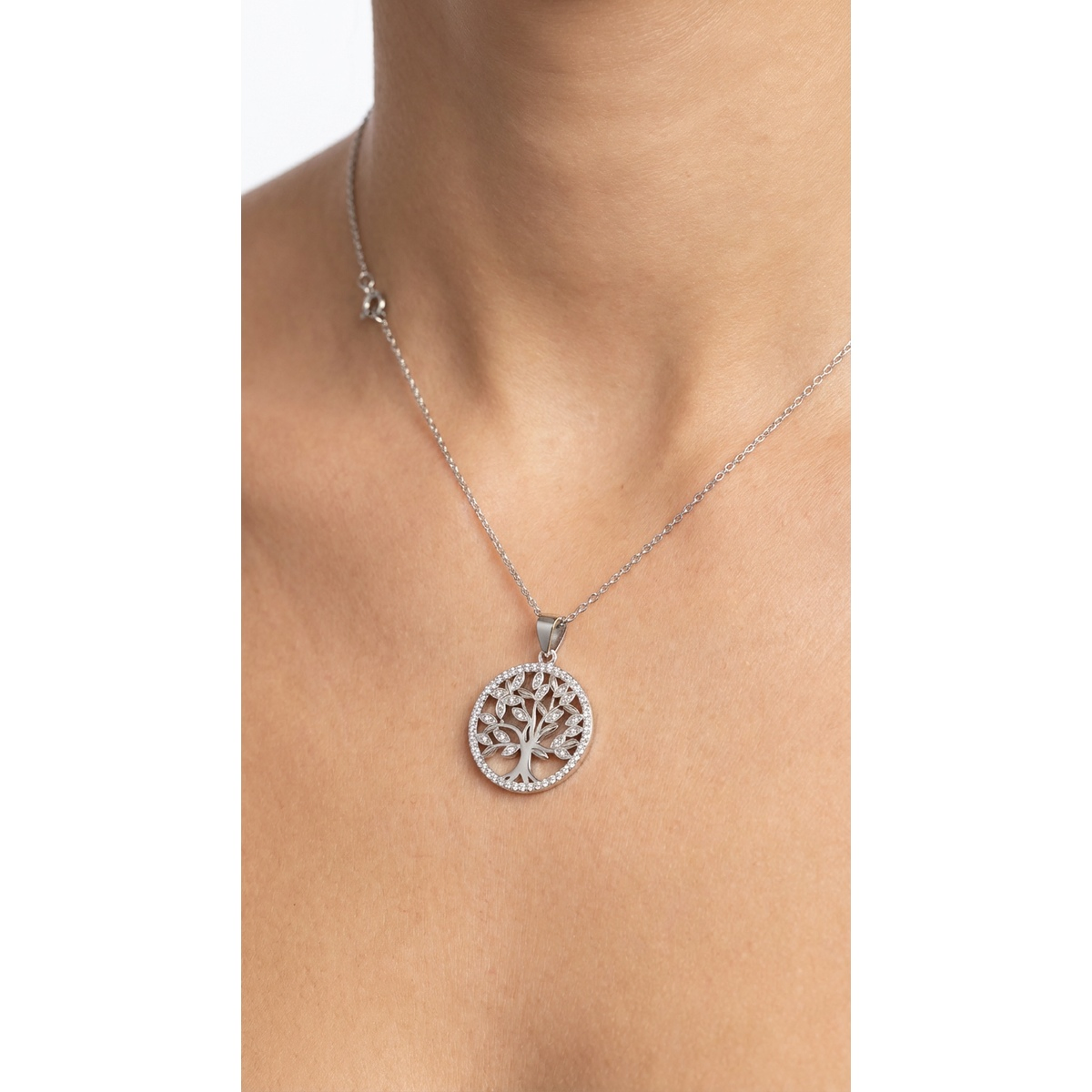 Dublin Silver 925 Sterling Silver Tree of Life Pendant Necklace