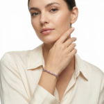 Elegant 925 Sterling Silver Purple Tennis Bracelet for Every Occasion