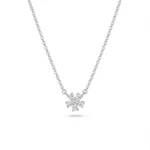 Elegant 925 sterling silver snowflake pendant necklace from Dublin Silver