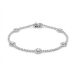 925 Sterling Silver Crystal Tennis Bracelet Elegant | Dublin Silver
