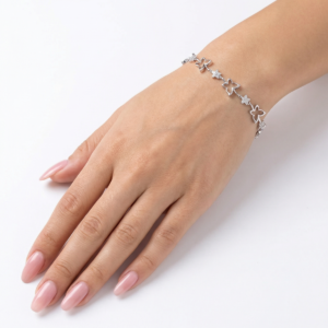 Sterling Silver Butterfly Bracelet with Lobster Clasp | Dublin Silver