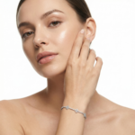 Dublin Silver 925 Sterling Silver Clover Anklet Adjustable Chain