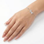 Dublin Silver 925 Sterling Silver Dog and Bone Bracelet