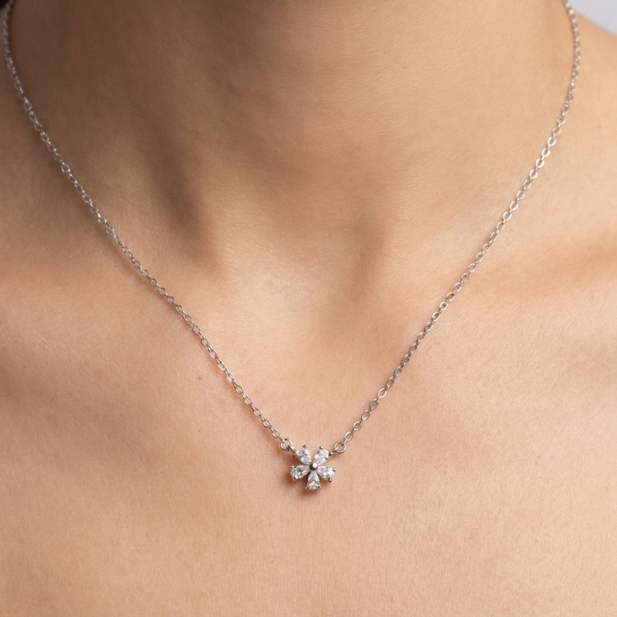 Elegant 925 Sterling Silver Snowflake Pendant Necklace | Dublin Silver