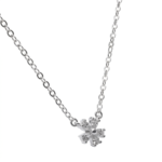 Elegant 925 Sterling Silver Snowflake Pendant Necklace | Dublin Silver