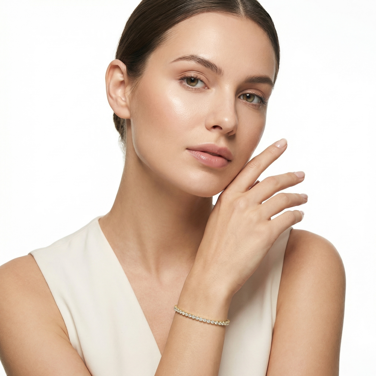 Gold Sterling Silver Bracelet