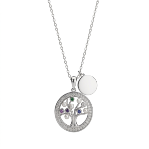 Sterling Silver Tree of Life Necklace - 925 Sterling Silver - Dublin Silver