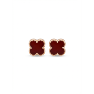 Elegant Clover Stud Earrings - 925 Sterling Silver - Dublin Silver