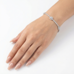 925 Sterling Silver Crystal Tennis Bracelet Elegant | Dublin Silver