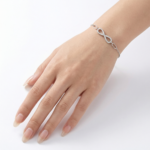 925 Sterling Silver Infinity Bracelet Adjustable Chain | Dublin Silver