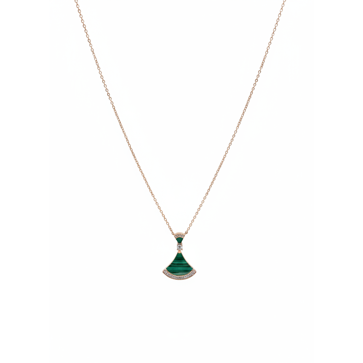 Malachite Pendant Necklace