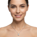 Elegant 925 Sterling Silver Teardrop Pendant Necklace - Dublin Silver