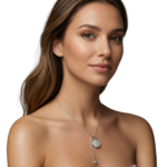 Dublin Silver 925 Sterling Silver Minimalist Pendant Necklace Adjustable Chain