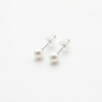 Sterling Silver Pearl Stud Earrings - 925 Sterling Silver - Dublin Silver