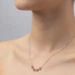 925 Sterling Silver Heart Clover Pendant Necklace 18-inch Chain | Dublin Silver