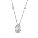 Elegant 925 Sterling Silver Teardrop Pendant Necklace - Dublin Silver